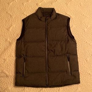 Men’s Down Vest by Theory in Dark Gray - size M